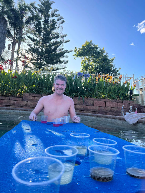 BEER PONG FLOATING MAT