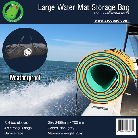 CROCPAD WEATHERPROOF WATER MAT STORAGE BAG